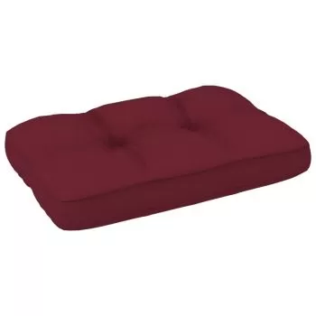 Perna pentru canapea din paleti, bordo, 60 x 40 x 10 cm