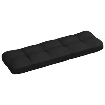 Perna pentru canapea de gradina, negru, 120 x 40 x 10 cm