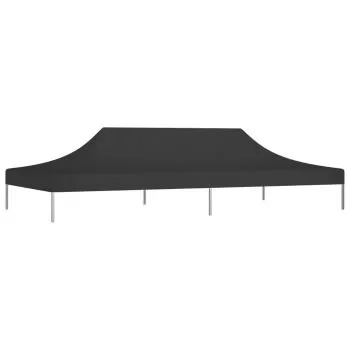 Acoperis pentru cort de petrecere, negru, 5.75 x 2.85 m