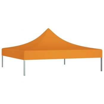 Acoperis pentru cort de petrecere portocaliu, portocaliu, 2 x 2 m