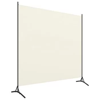 Paravan de camera cu 1 panou, alb, 175 x 175 x 180 cm