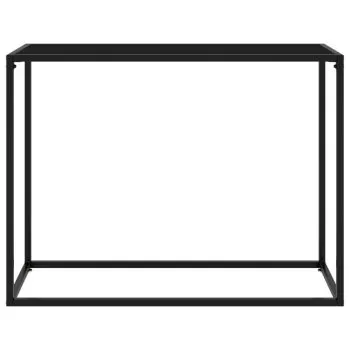 Masa consola, negru, 100 x 35 x 75 cm