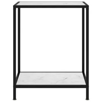 Masa consola, alb, 60 x 35 x 75 cm