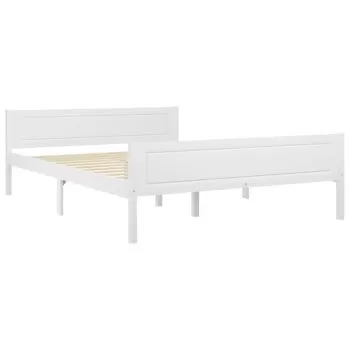 Cadru de pat, alb, 160 x 200 cm