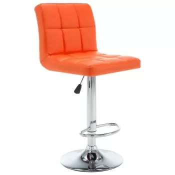 Set 2 bucati scaune de bar, portocaliu
