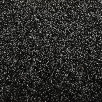 Dale mochetă pentru podea, 20 buc., negru, 5 m²