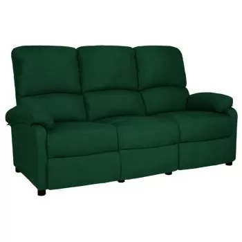 Canapea rabatabila cu 3 locuri, verde inchis