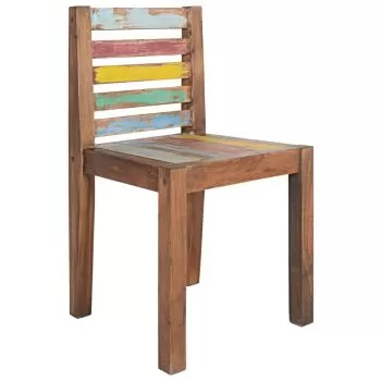 Set 2 bucati scaune de bucatarie, multicolor