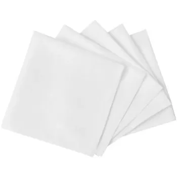 100 servete de masa, alb, 50x50cm