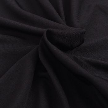 Husă elastică pentru canapea poliester jersey negru