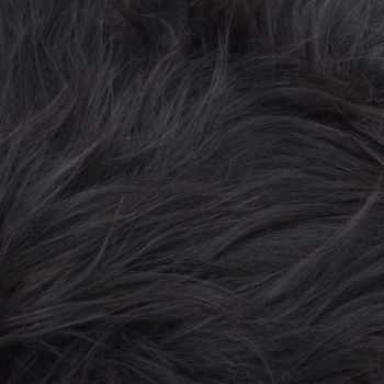 Piele de oaie islandeză, negru, 70x100 cm
