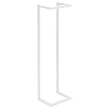 Suport de prosoape, alb, 25x20x95 cm, oțel