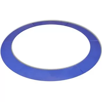 Banda de siguranta trambulina rotunda de 4, albastru, 4.57 m