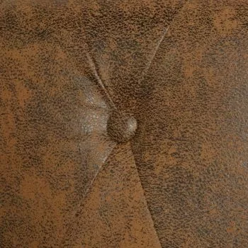 Canapea Chesterfield, maro, 2 x 76 x 70 cm