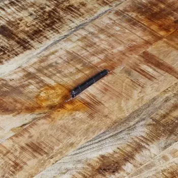 Masa de cafea din lemn de mango nefinisat, maro, 70 x 40 cm