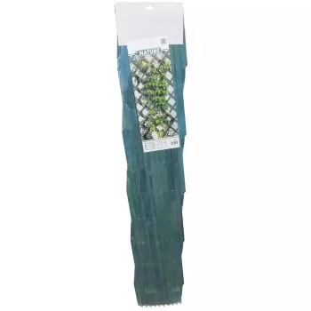Spalier de grădină, verde, 100 x 200 cm, lemn, 6041704