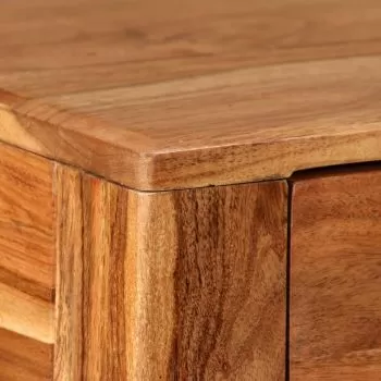 Masa consola din lemn masiv, maro