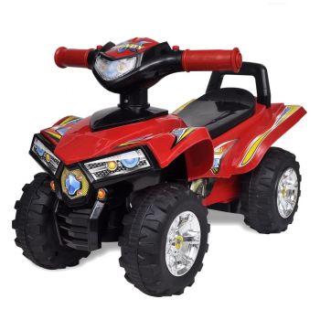 ATV pentru copii cu sunet și lumină, roșu