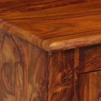 Servanta din lemn masiv de sheesham 115 x 35 x 75 cm, maro