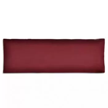 Perna de spate tapitata, rosu, 120 x 40 x 10 cm