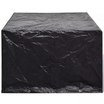 Husa mobilier gradina, negru, 113 x 113 x 73 cm
