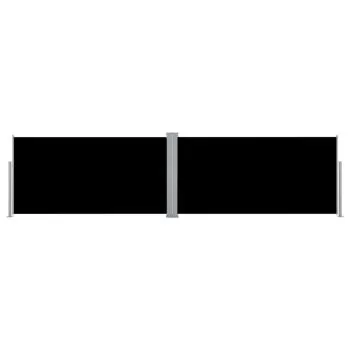 Copertina laterala retractabila, negru, 160 x 600 cm