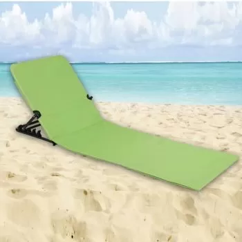 Scaun pliabil saltea de plaja, verde