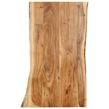 Blat de masă, 100x(50-60)x2,5 cm, lemn masiv de acacia