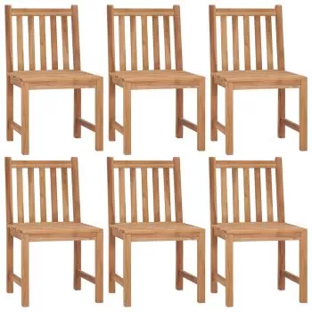 Set 6 bucati scaune de gradina cu perne, negru