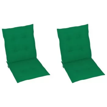 Set 2 bucati perne scaun de gradina, verde, 100 x 50 x 3 cm
