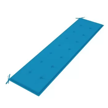 Perna pentru banca de gradina, albastru, 200 x 50 x 3 cm