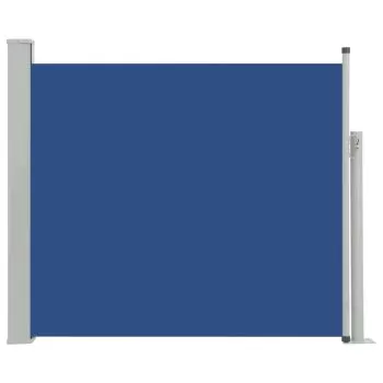 Copertina laterala retractabila terasa, albastru, 100 x 300 cm