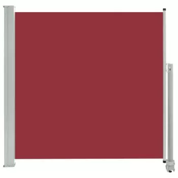 Copertina laterala retractabila de terasa, rosu, 160 x 300 cm