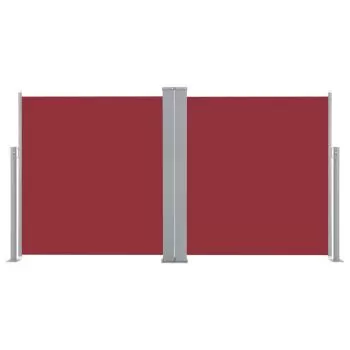Copertina laterala retractabila, rosu, 170 x 600 cm