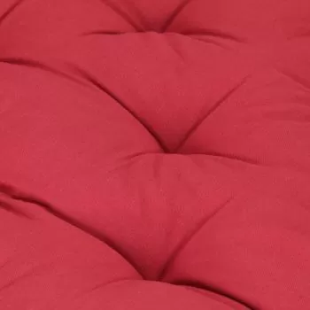 Perna podea canapea din paleti, burgundy, 120 x 40 x 7 cm