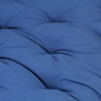 Perna podea canapea din paleti, albastru deschis, 120 x 80 x 10 cm