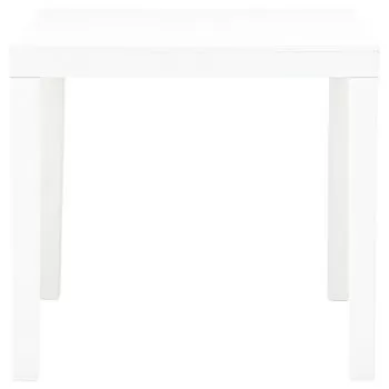 Masa de gradina, alb, 78 x 78 x 72 cm