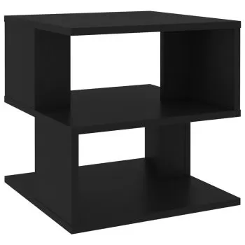 Masa laterala, negru, 40 x 40 cm