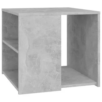 Masa laterala, gri beton, 50 x 45 cm