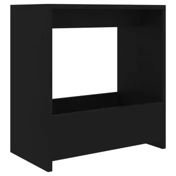 Masa laterala, negru, 26 x 50 cm