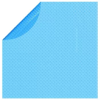 Folie solara rotunda din PE pentru piscina, albastru, 488 cm
