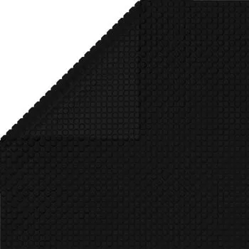 Prelata piscina, negru, 975 x 488 cm