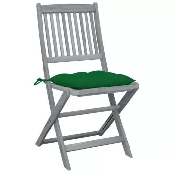 Set 2 bucati scaune pliabile de exterior, verde