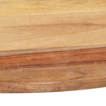 Blat de masă, 80 cm, lemn masiv sheesham, rotund, 15-16 mm
