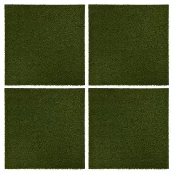 Set 4 bucati placi de iarba artificiala, verde