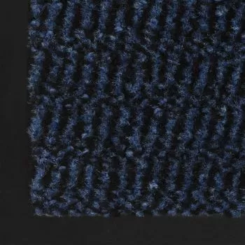 Covoare usa anti-praf 2 buc. albastru 120x180 cm dreptunghiular, albastru, 120 x 180 cm