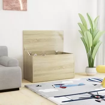  Cufăr de depozitare, stejar sonoma, 84x42x46 cm, lemn compozit