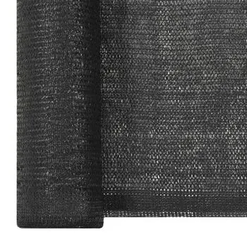  Plasă protecție vizuală, negru, 1,5x25 m, HDPE