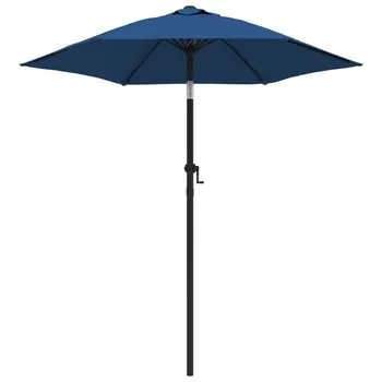  Umbrelă de soare, albastru, 200 x 224 cm, aluminiu