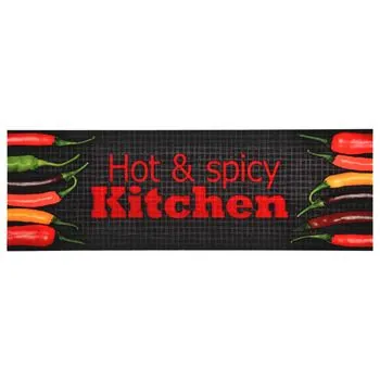  Covoraș de bucătărie lavabil, model Hot&Spicy, 45 x 150 cm